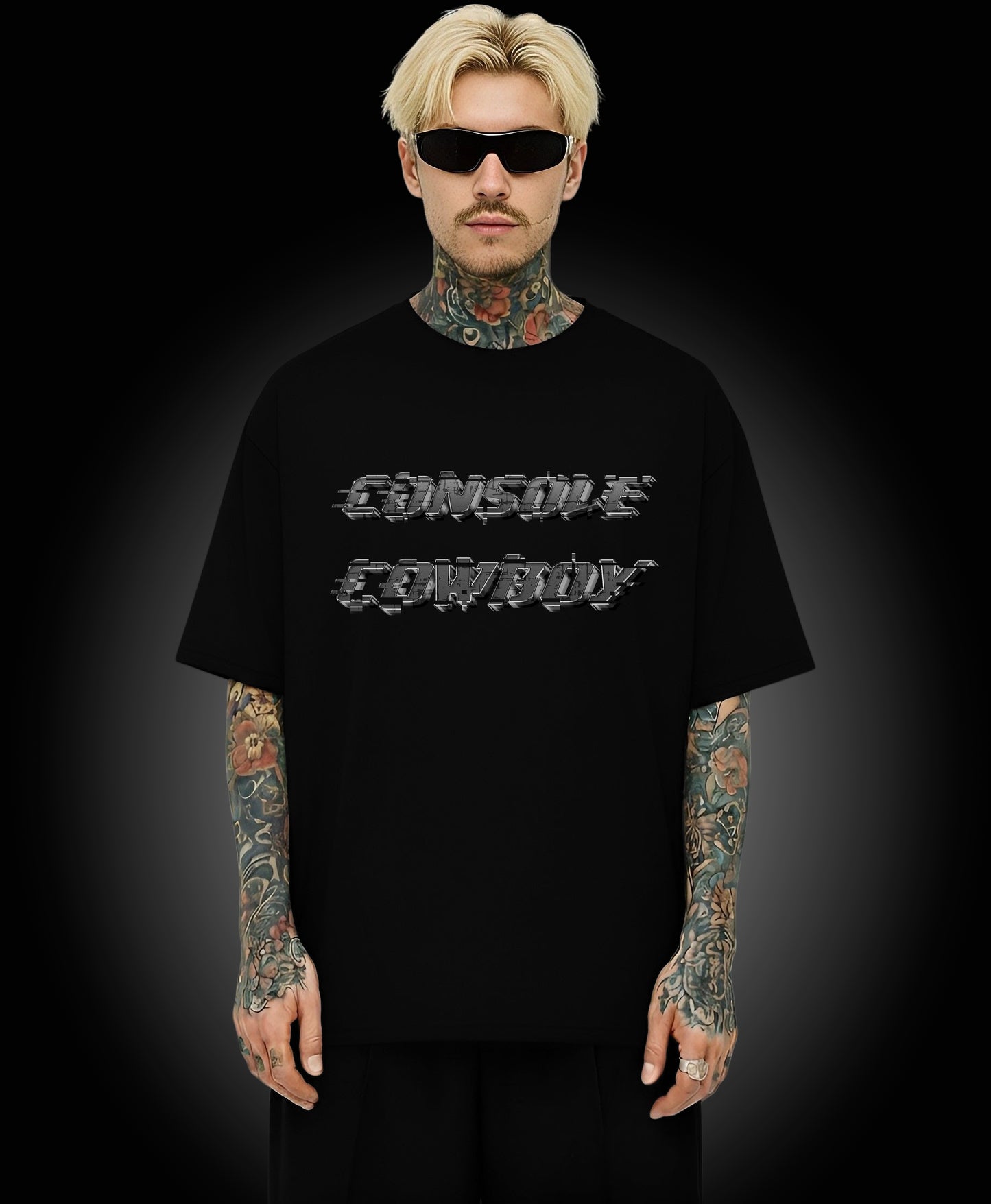 Console Cowboy - Enter The Glitch Back T-shirt