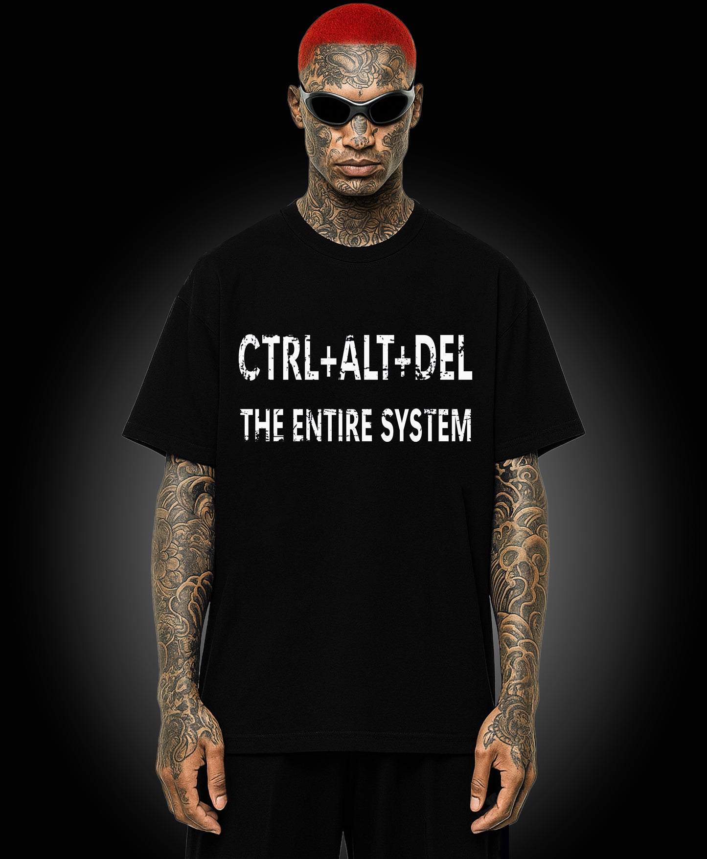 CTRL + ALT + DEL - Enter The Glitch Back T-shirt