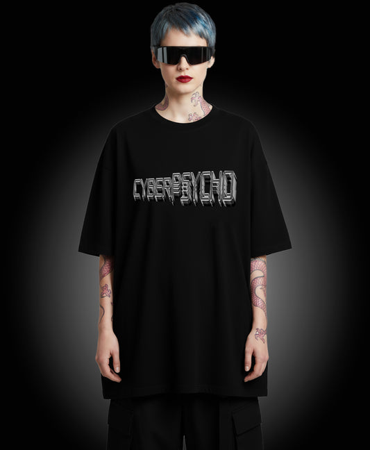 Cyberpsycho - Enter The Glitch Back T-shirt