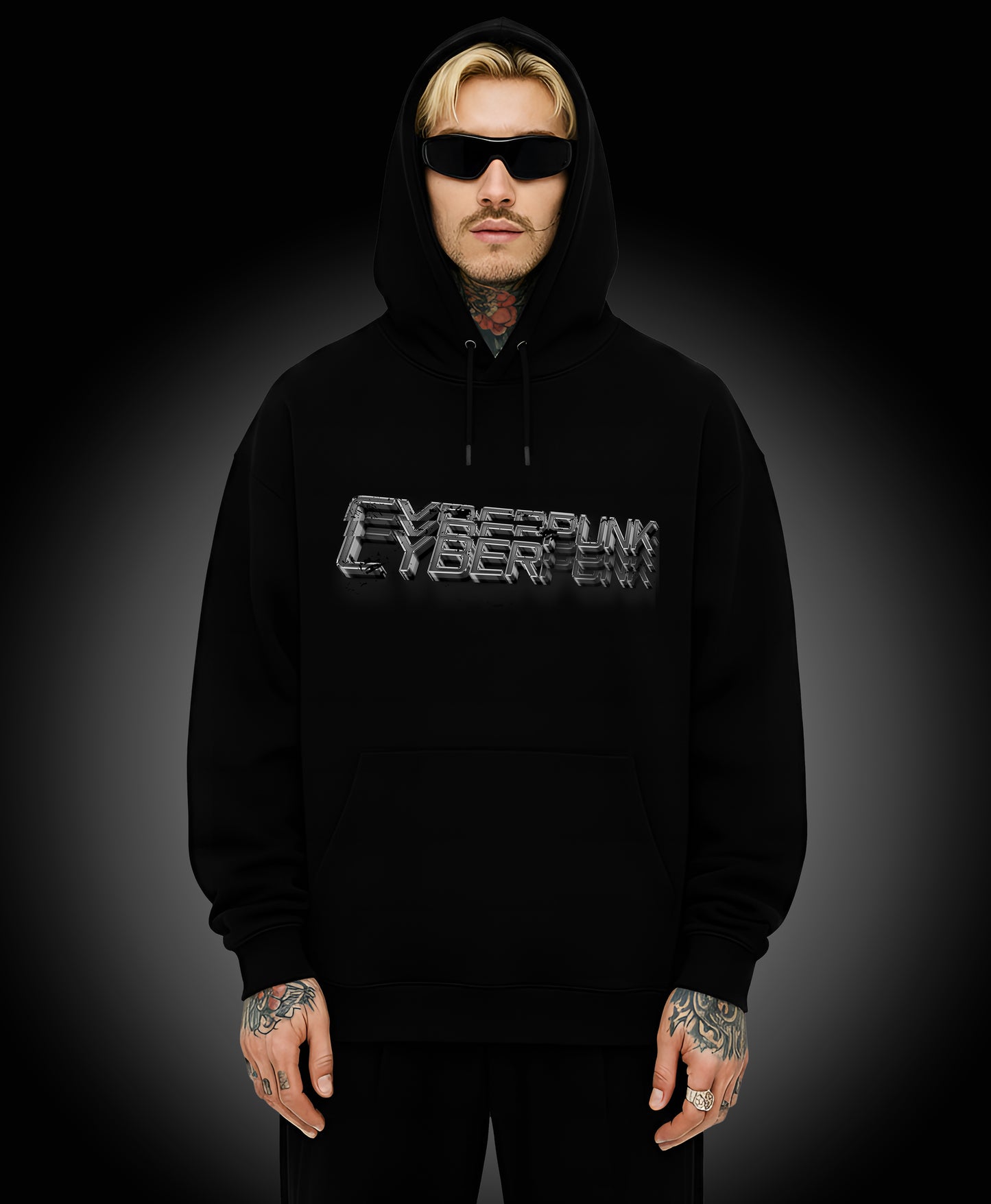 Cyberpunk - Enter The Glitch Back Hoodie