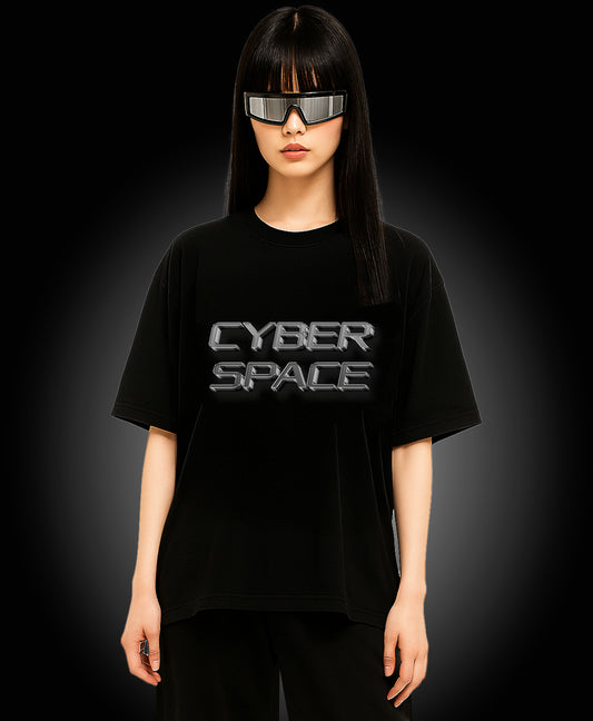 Cyber Space - Enter The Glitch Back T-shirt