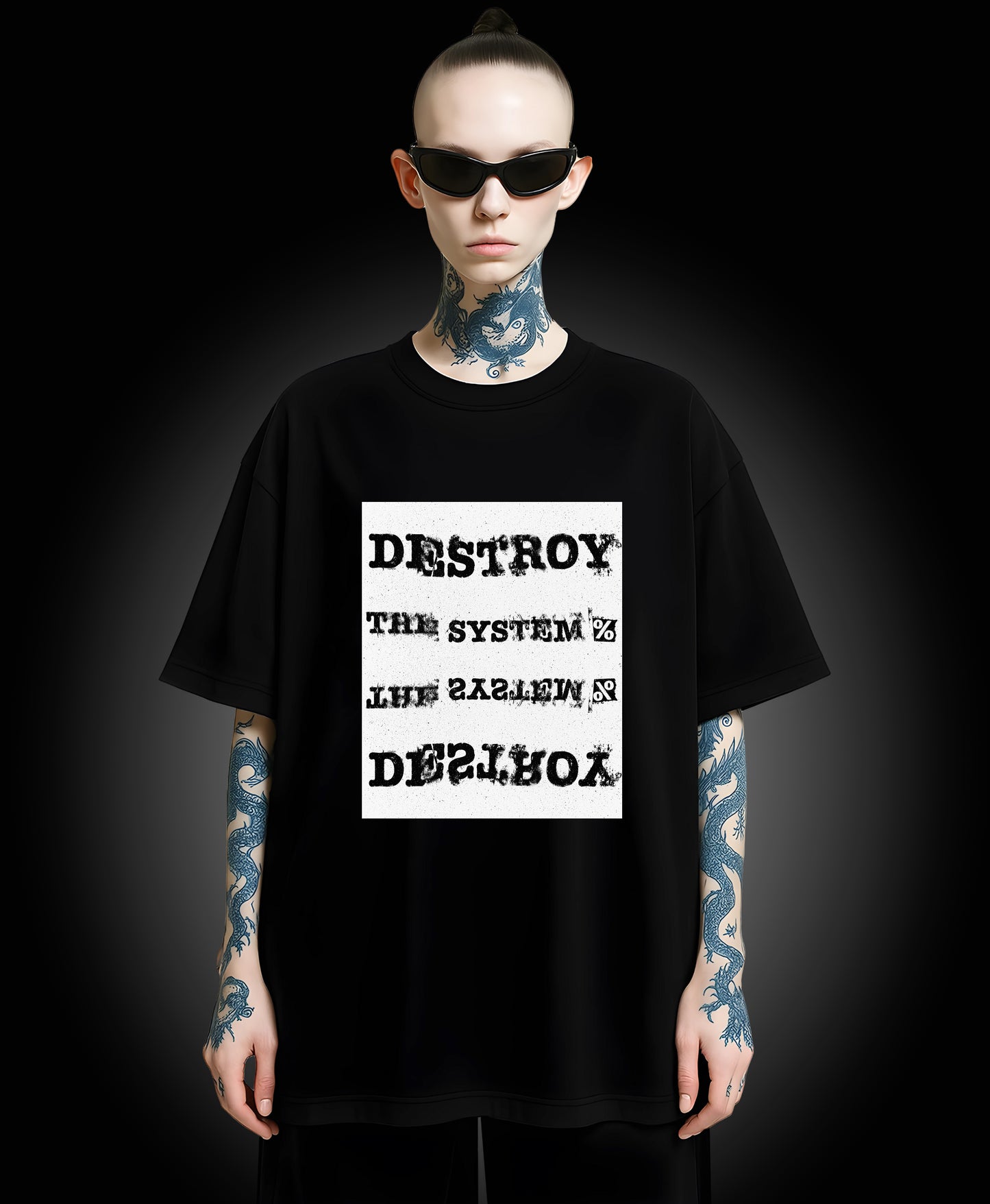 Destroy % - Enter The Glitch Back T-shirt