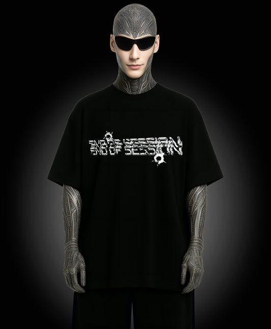 End Of Session - Enter The Glitch Back T-shirt