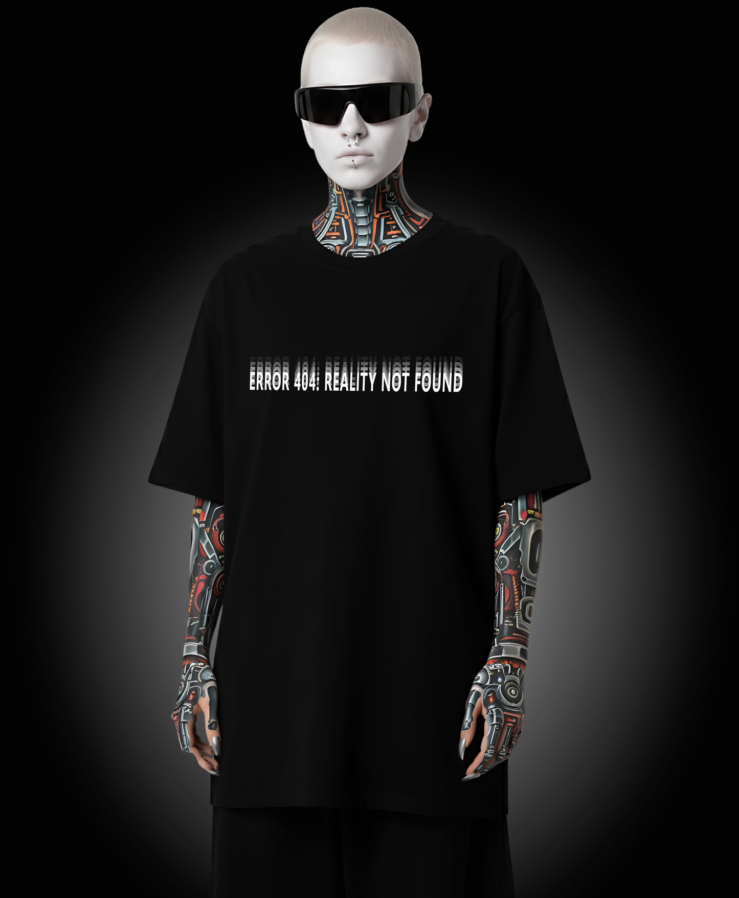 Error 404: Reality Not Found - Enter The Glitch Back T-shirt
