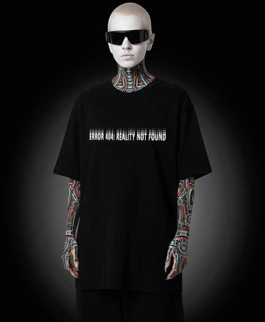 Error 404: Reality Not Found - Enter The Glitch Back T-shirt