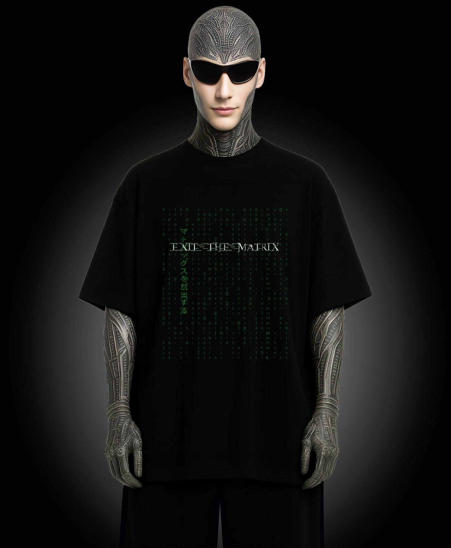 Exit The Matrix - Enter The Glitch Back T-shirt