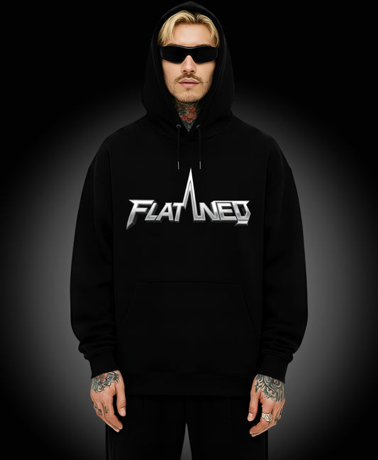 Flatlined - Enter The Glitch Back Hoodie