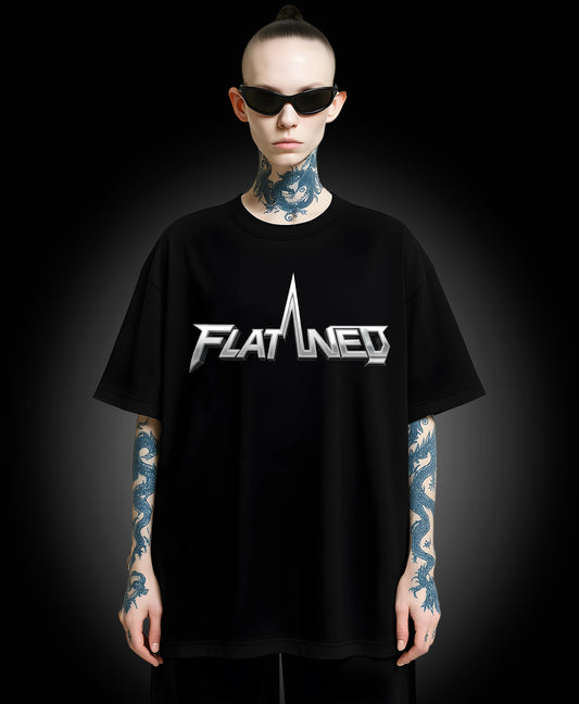 Flatlined - Enter The Glitch Back T-shirt