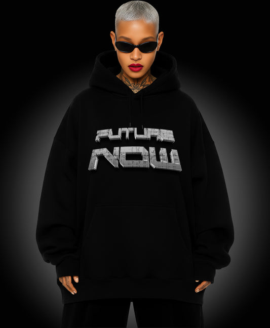 Future Now - Enter The Glitch Back Hoodie