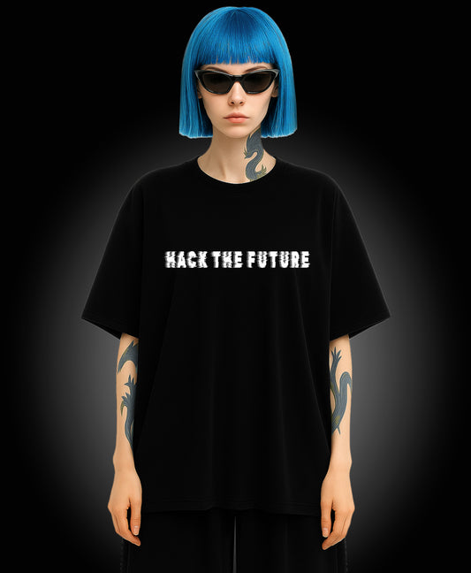 Hack The Future - Enter The Glitch Back T-shirt