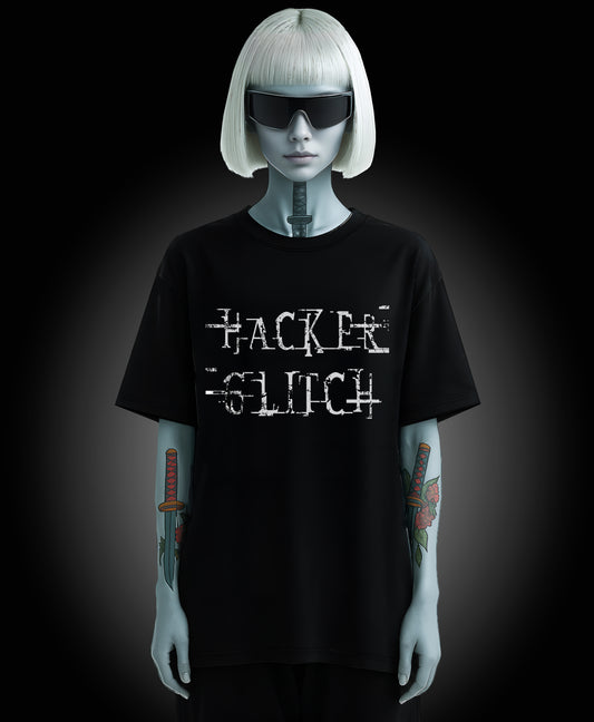 Hacker Glitch - Enter The Glitch Back T-shirt