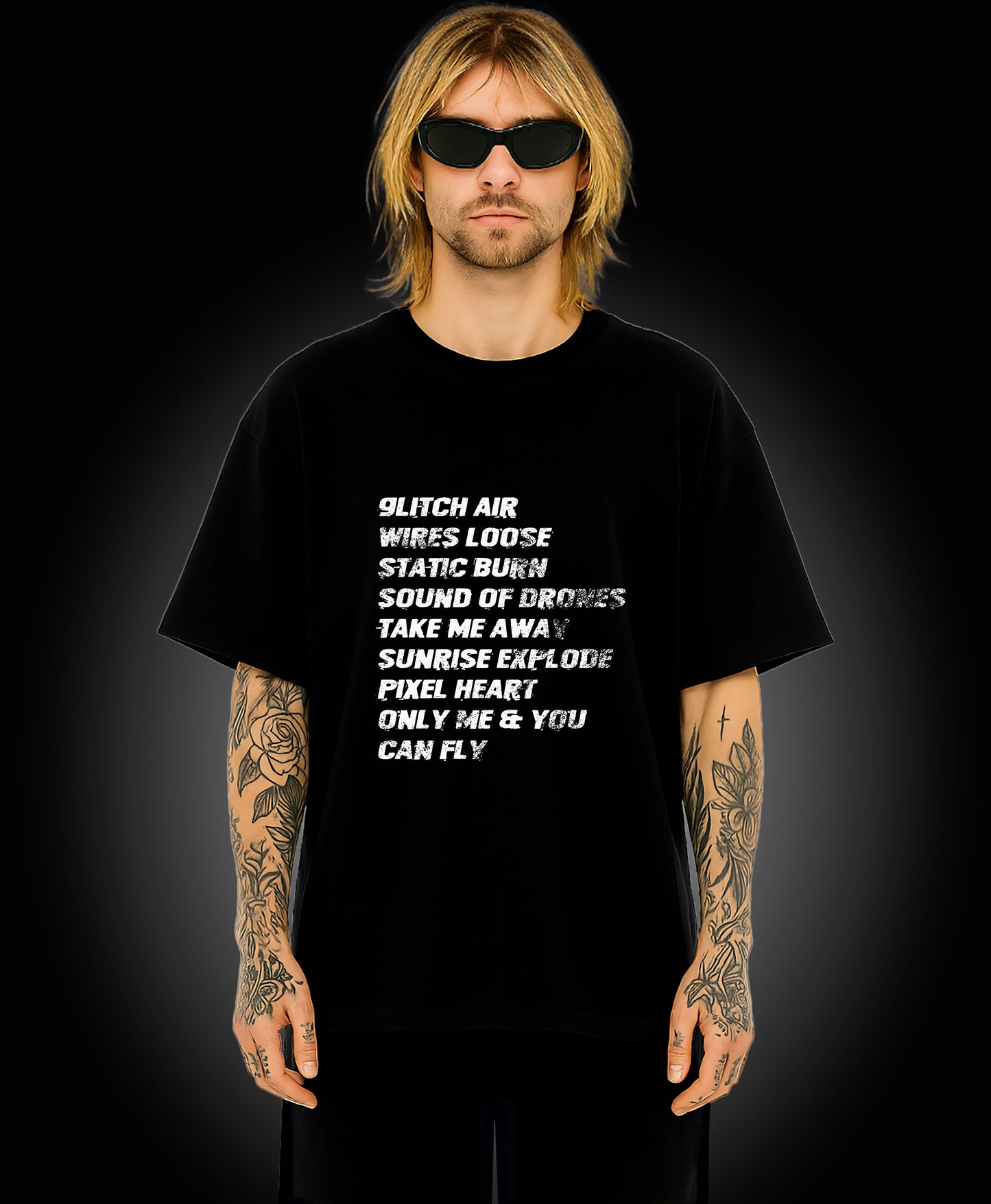 Dystopian Love Poem - Enter The Glitch Back T-shirt