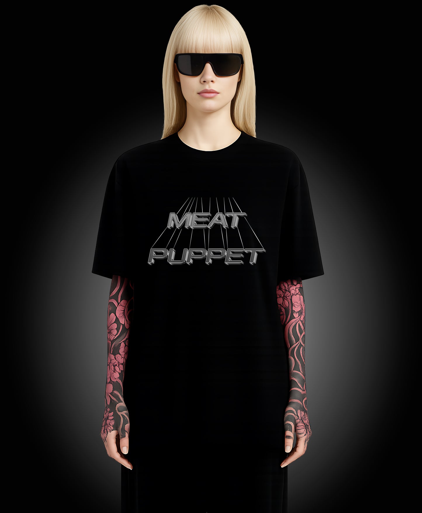 Meat Puppet - Enter The Glitch Back T-shirt