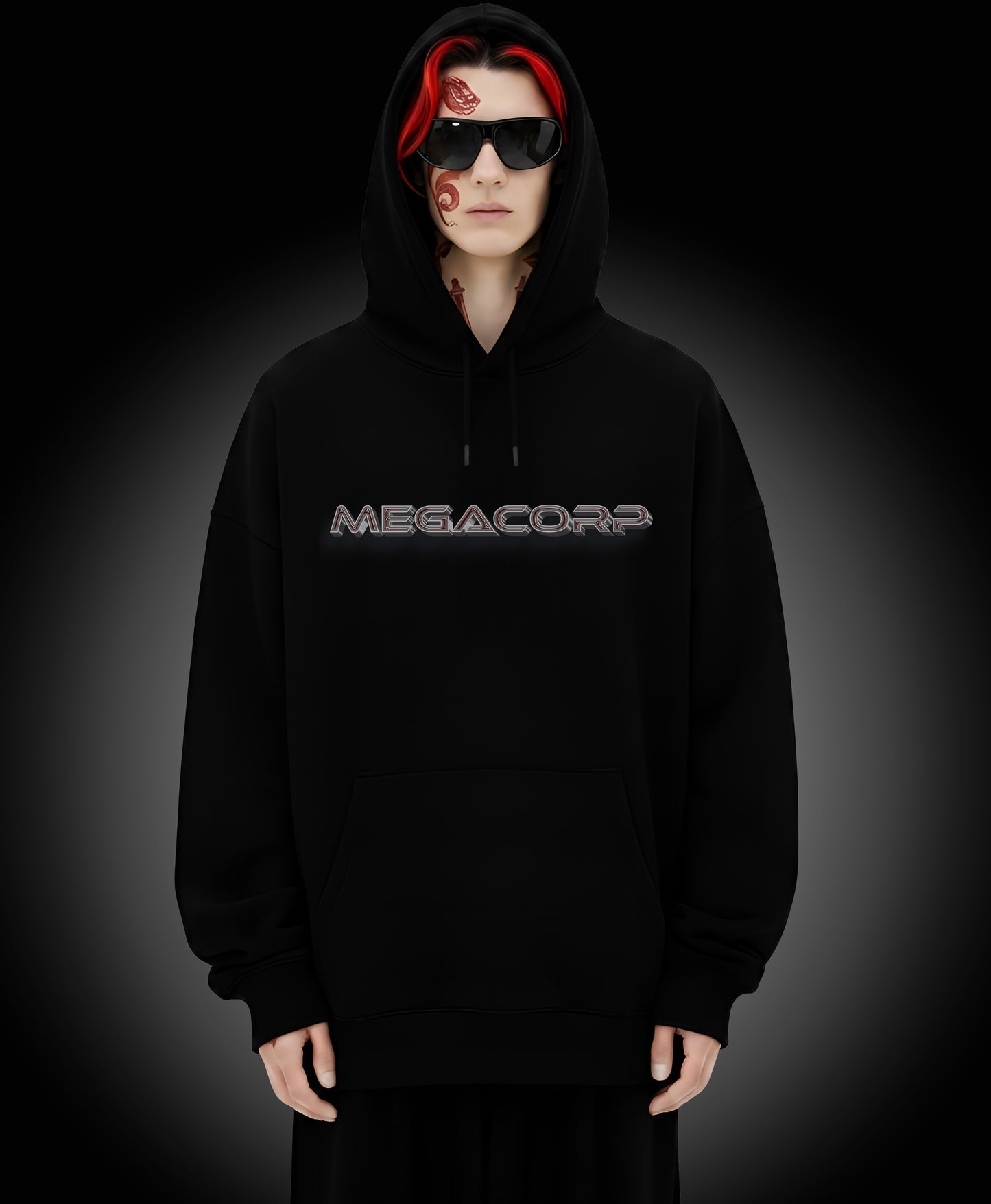 Megacorp - Enter The Glitch Back Hoodie