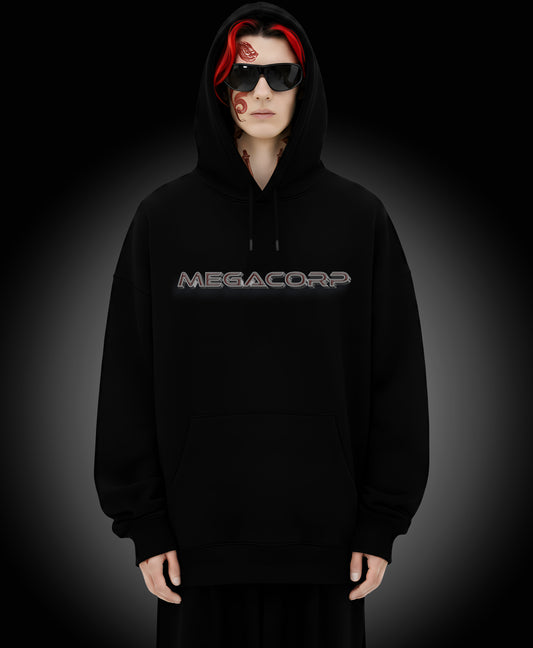Megacorp - Enter The Glitch Back Hoodie
