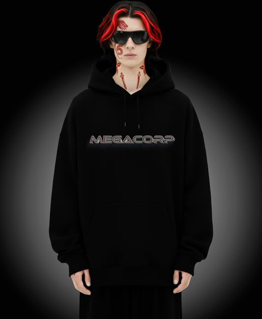 Megacorp - Enter The Glitch Back Hoodie