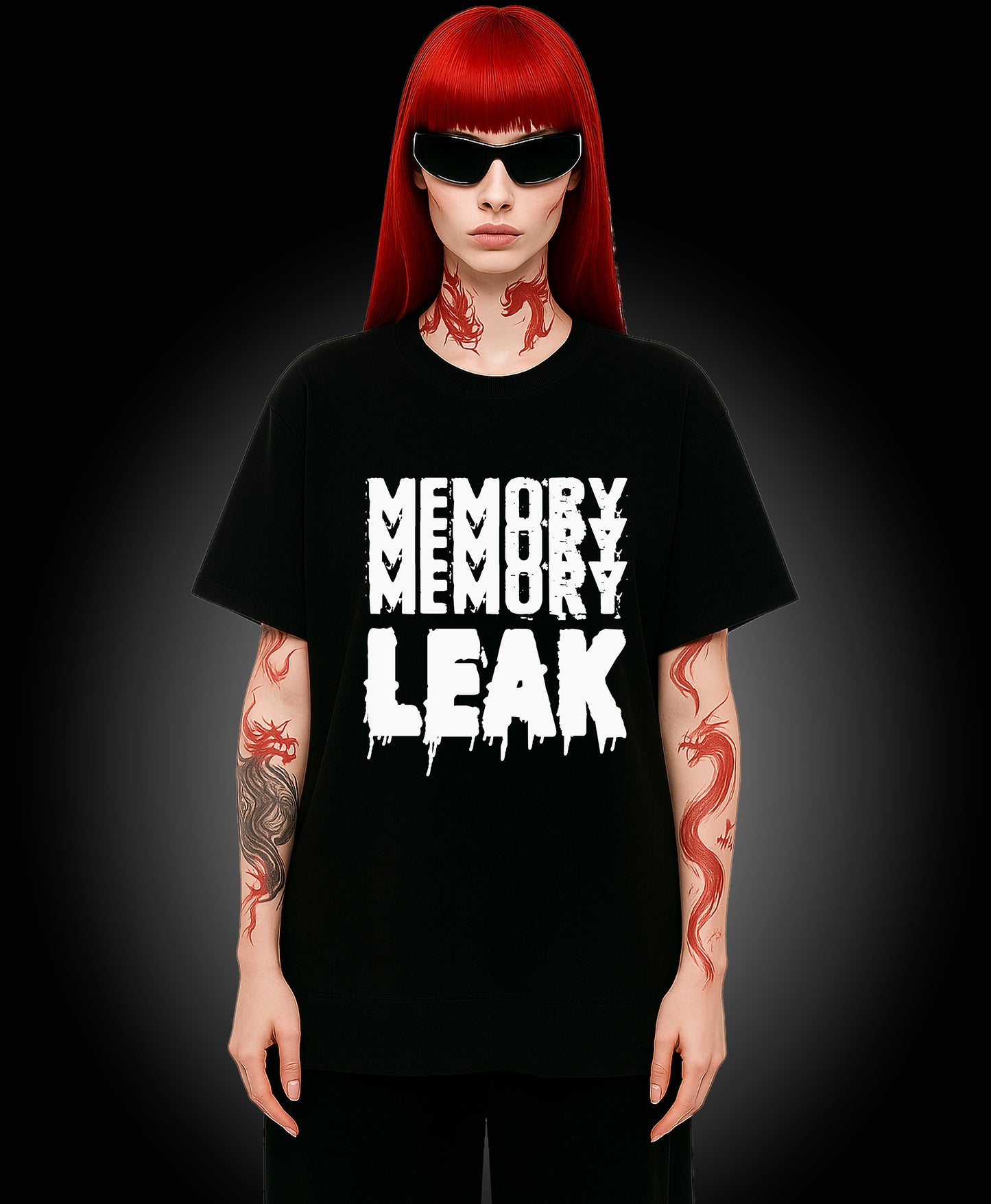 Memory Leak - Enter The Glitch Back T-shirt