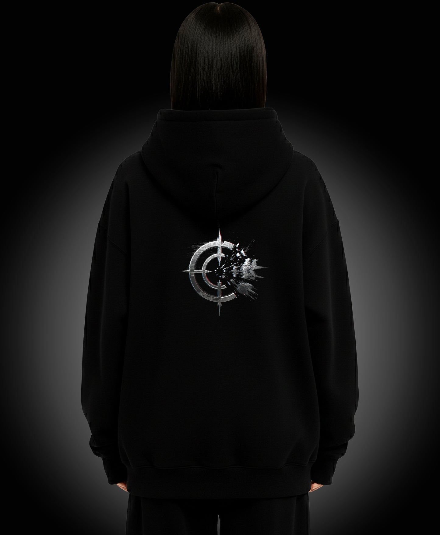 Neo-Void - Enter The Glitch Back Hoodie