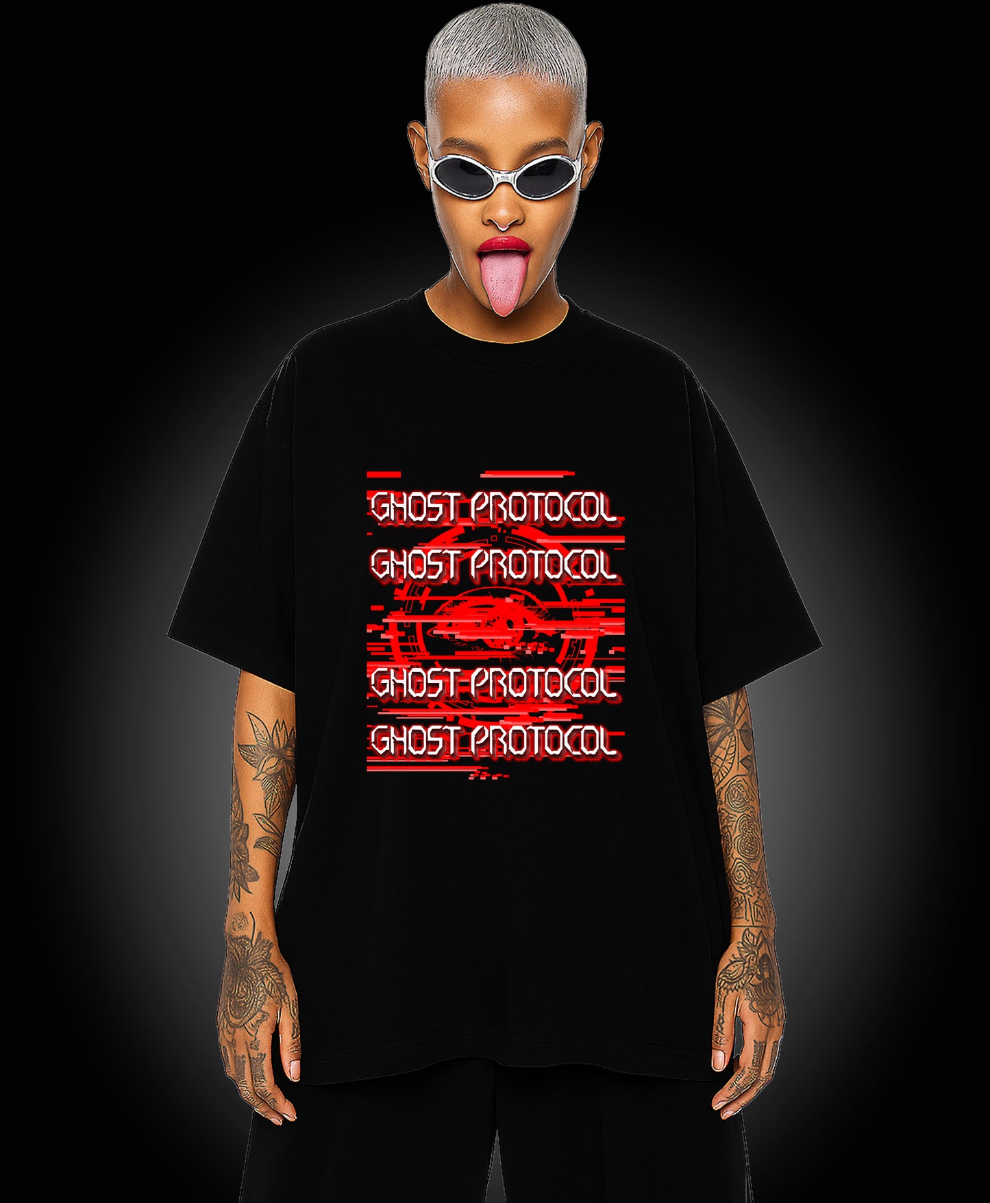 Ghost Protocol - Enter The Glitch Back T-shirt