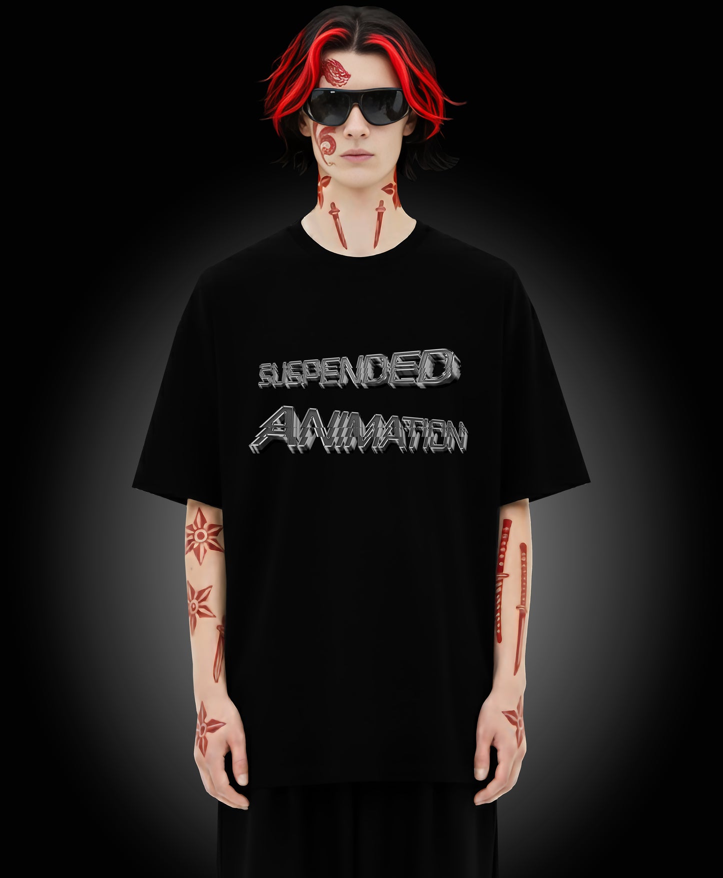 Suspended Animation - Enter The Glitch Back T-shirt