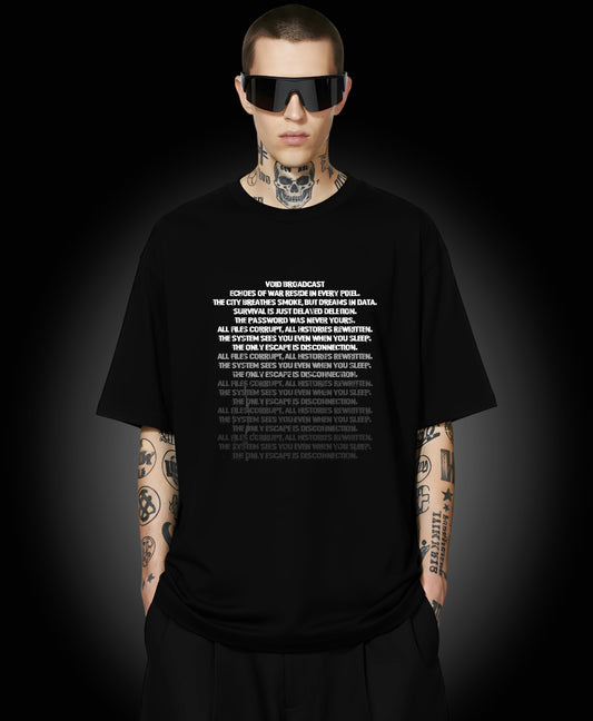 Void Broadcast - Enter The Glitch Back T-shirt