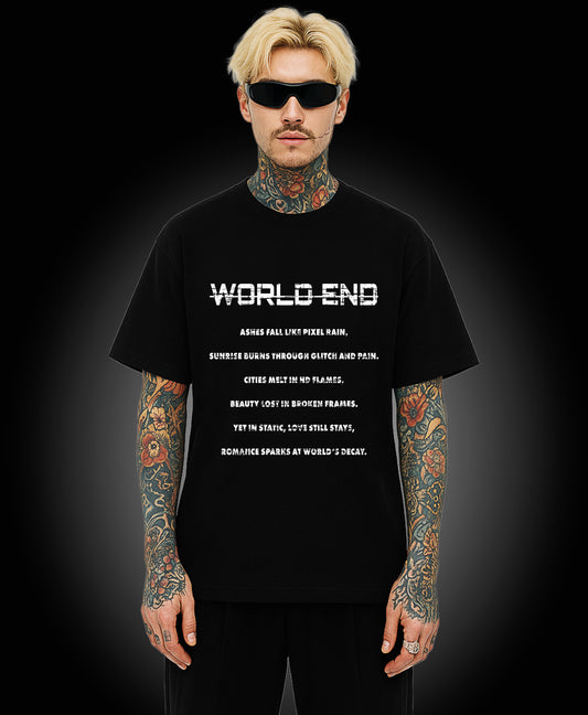World End - Enter The Glitch Back T-shirt